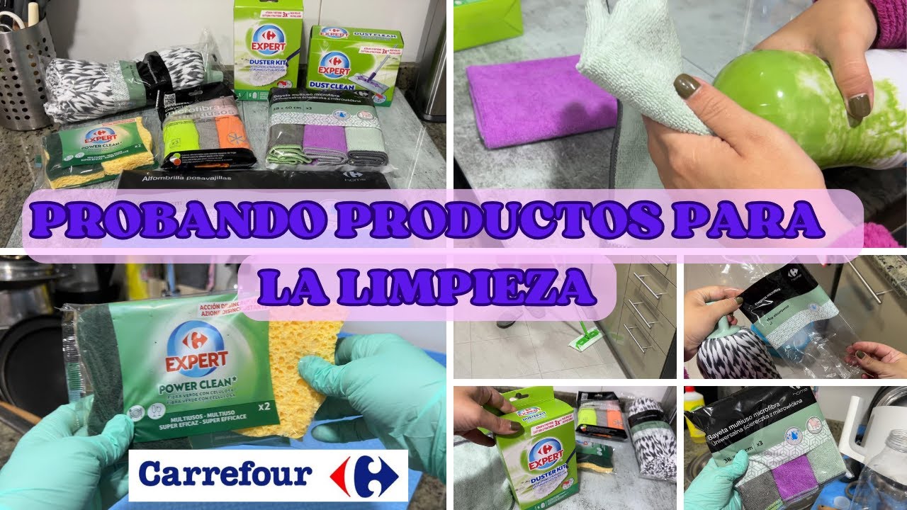 ✅Limpiando con productos del hogar marca -CARREFOUR- me gustarán???