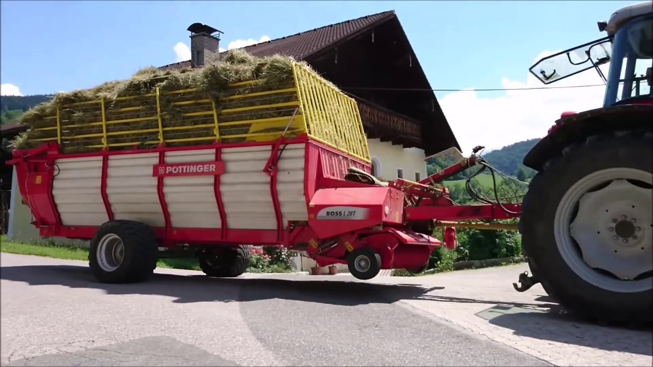 Heuernte 2018 MF Lindner Pöttinger Fendt Krone Lasco | grass mowing & hay harvesting at austria alps