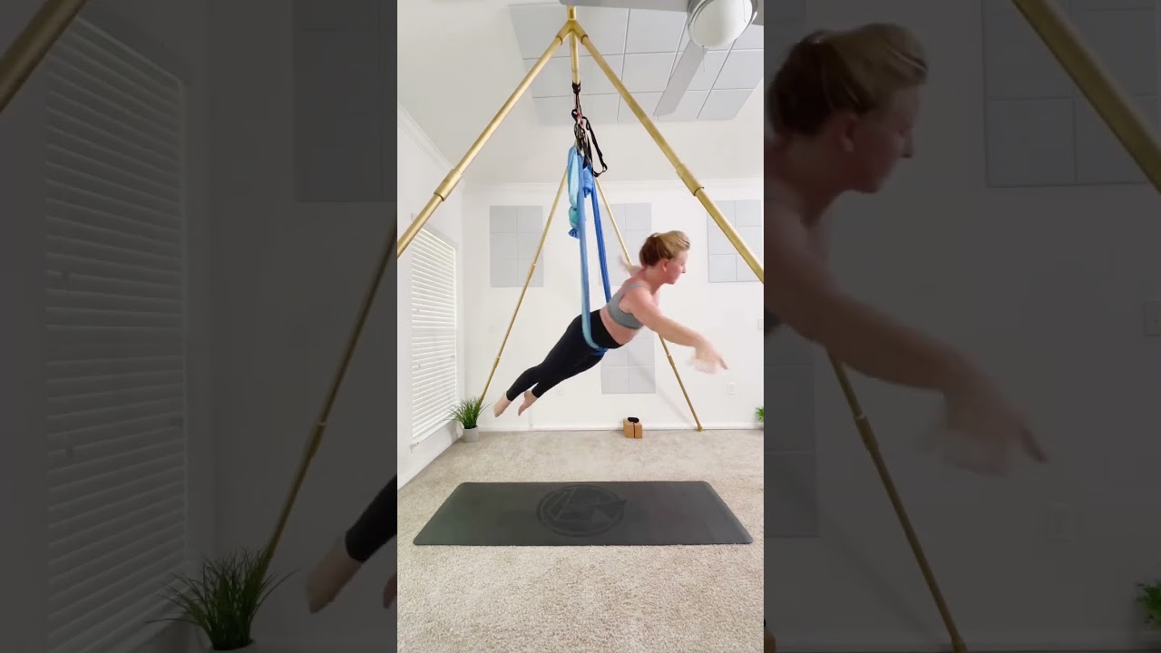 Aerial tricks & flips inspiration! 🧘&zwj;♀️ #aerialyoga daily