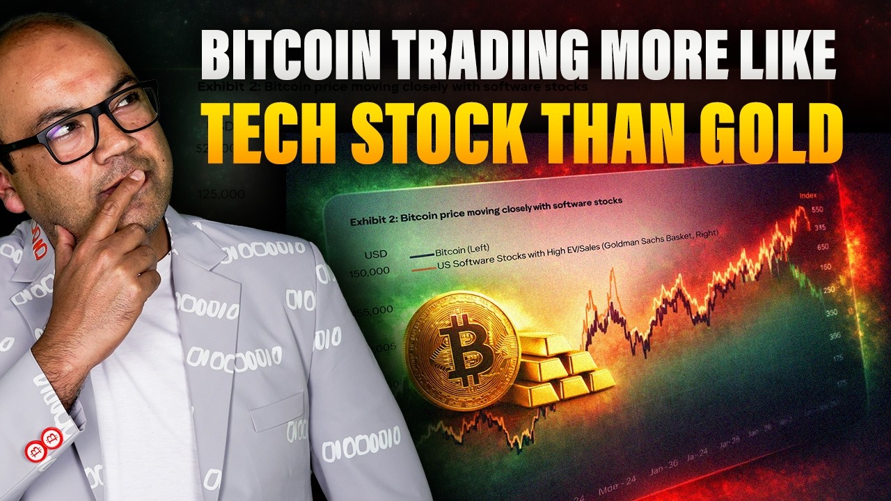 Bitcoin Trading More Like Tech Stock Than Gold.