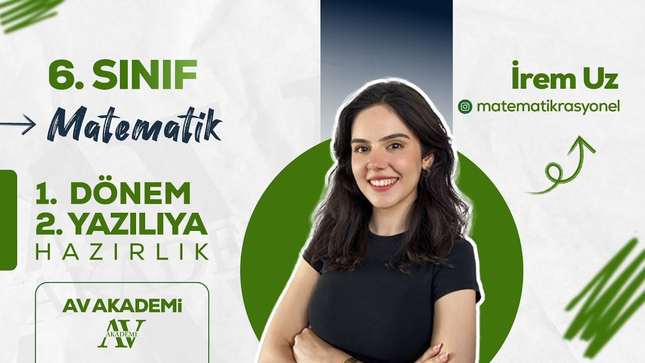 AV Yayınları | 6.Sınıf Matematik 1. Dönem 2. Yazılıya Hazırlık