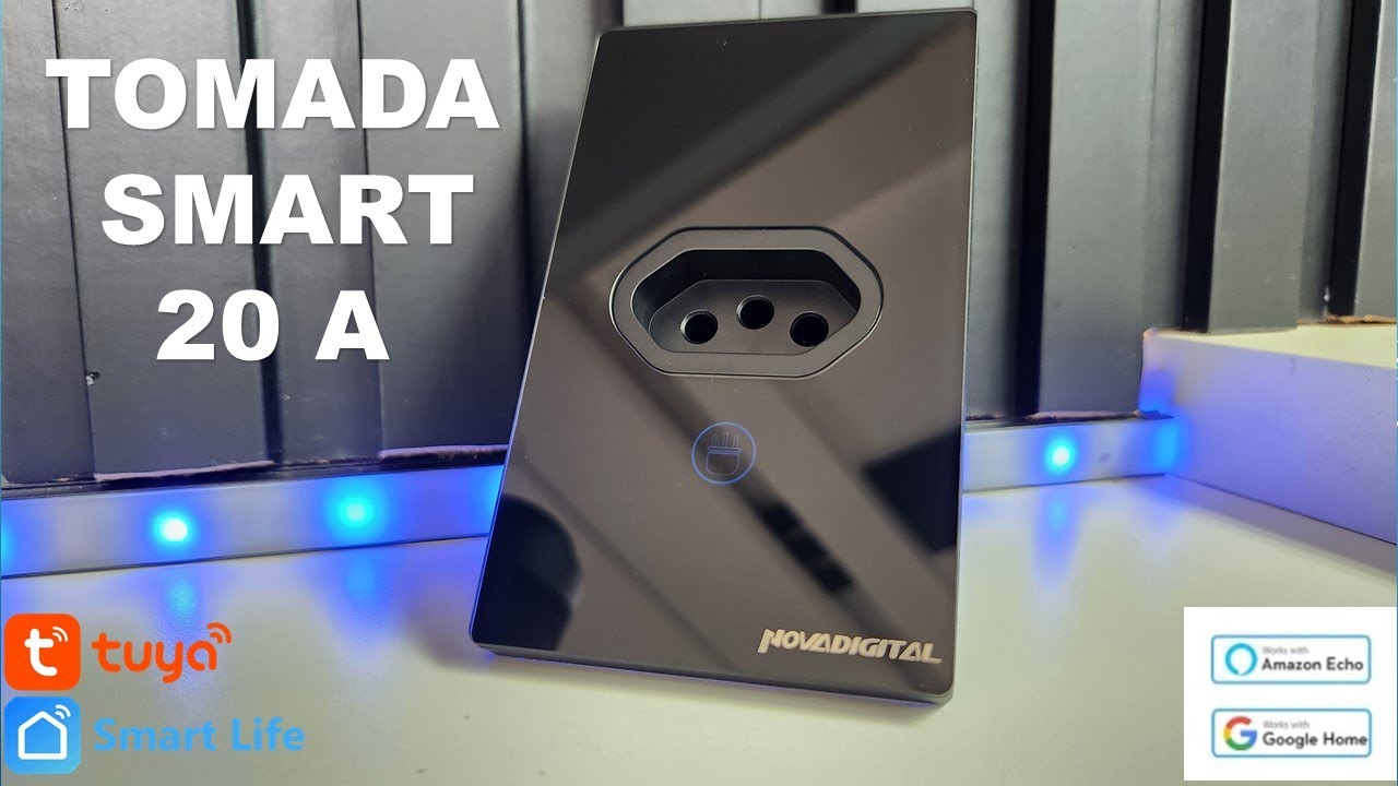 TOMADA Smart de 20 Amperes de Embutir Com monitoramento energético | compatível Com Alexa e Google.