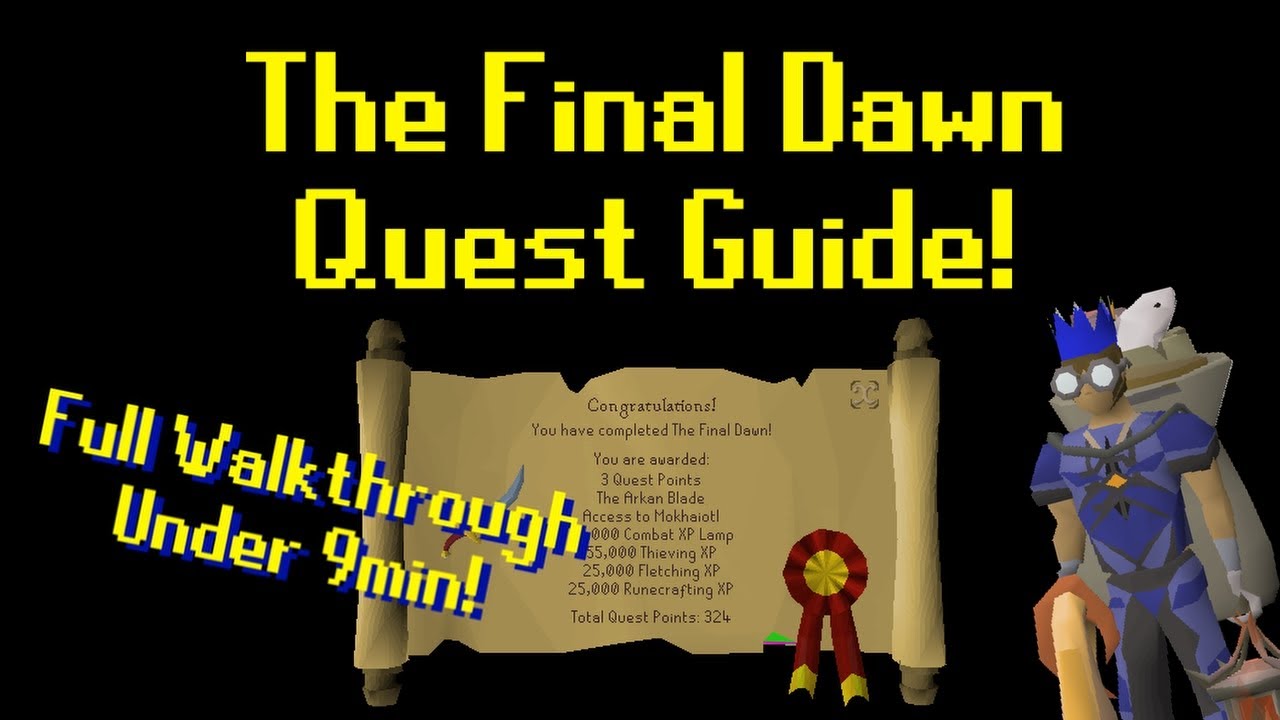 The Final Dawn Quest Guide | OSRS