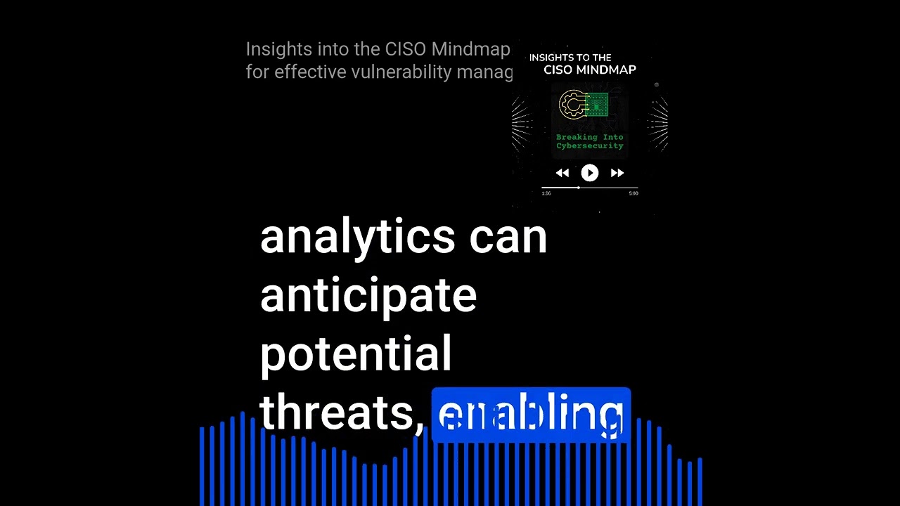 Insights into the CISO Mindmap: Scoping for effective vulnerability management