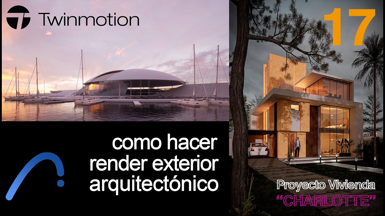 COMO HACER UN RENDER EXTERIOR ARQUITECTONICO EN TWINMOTION 2022, DESDE ARCHICAD25.