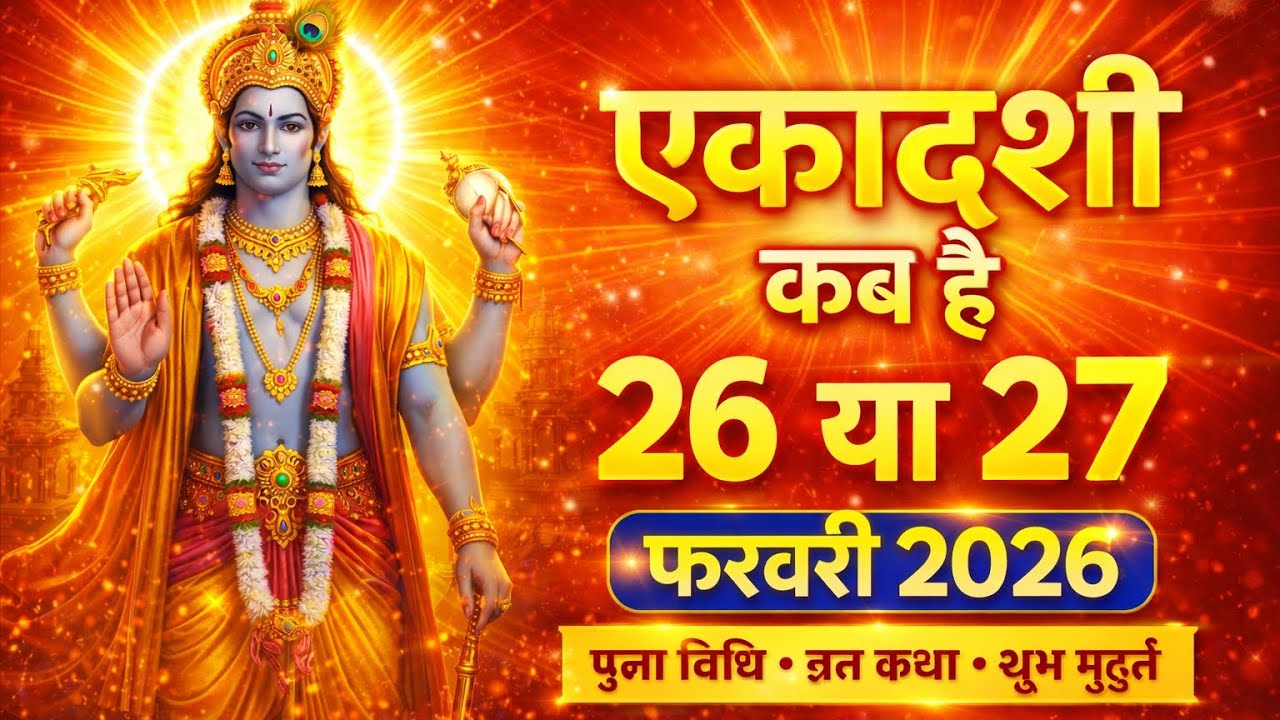 आमलकी एकादशी 2026 कब है? 26 या 27 फरवरी | Amalaki Ekadashi 2026 Date, Vrat Vidhi & Shubh Muhurat