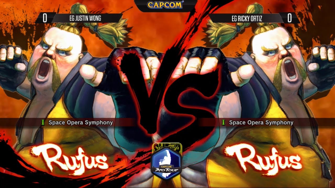 SSF4: AE - EG Justin Wong vs EG Ricky Ortiz - Top 8 Losers Semis - Final Round 17