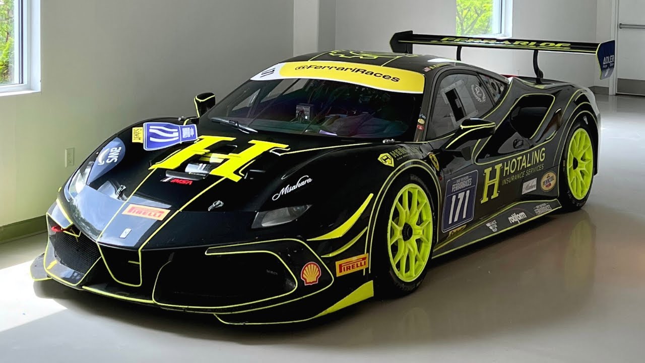 The Ferrari 488 Challenge Evo Race Car is INCREDIBLE!