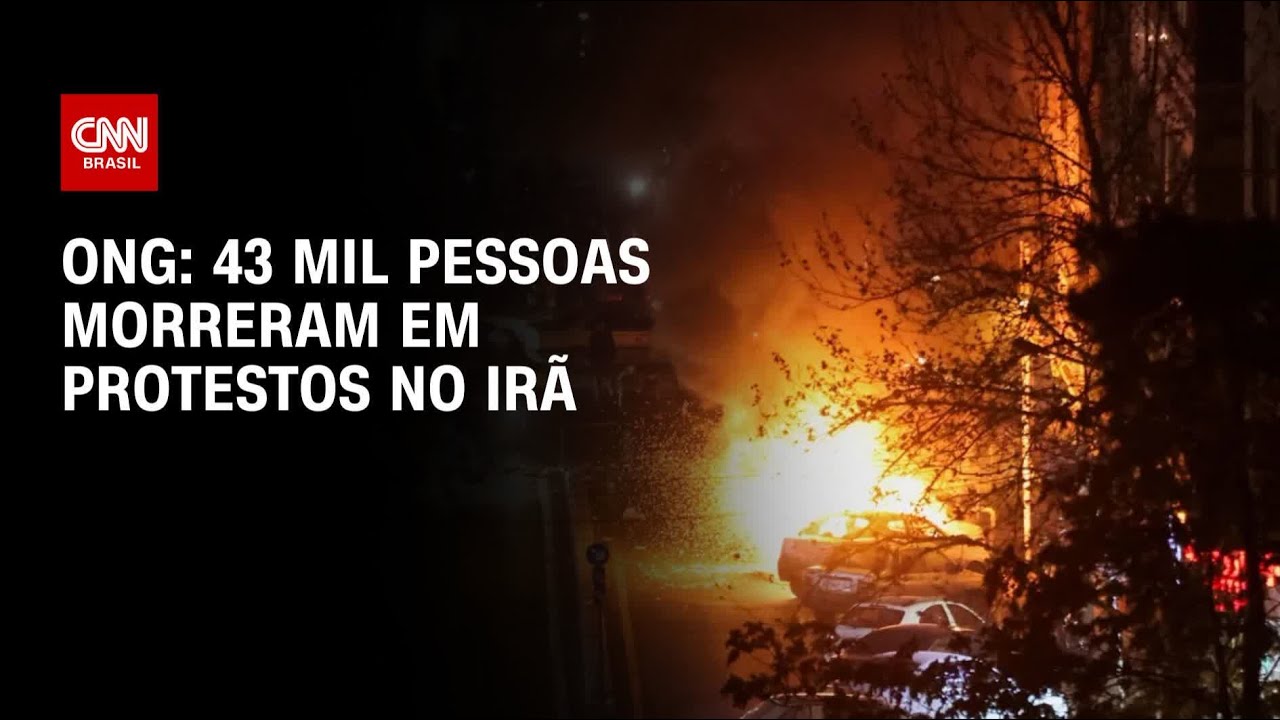 Protestos no Ir&atilde; deixaram 43 mil mortos, diz Centro para Direitos Humanos | AGORA CNN