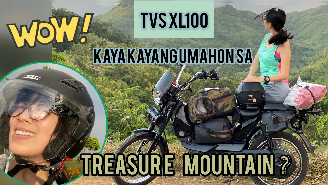 TVS XL100 MOTOVLOG | TREASURE MOUNTAIN | jazelleey