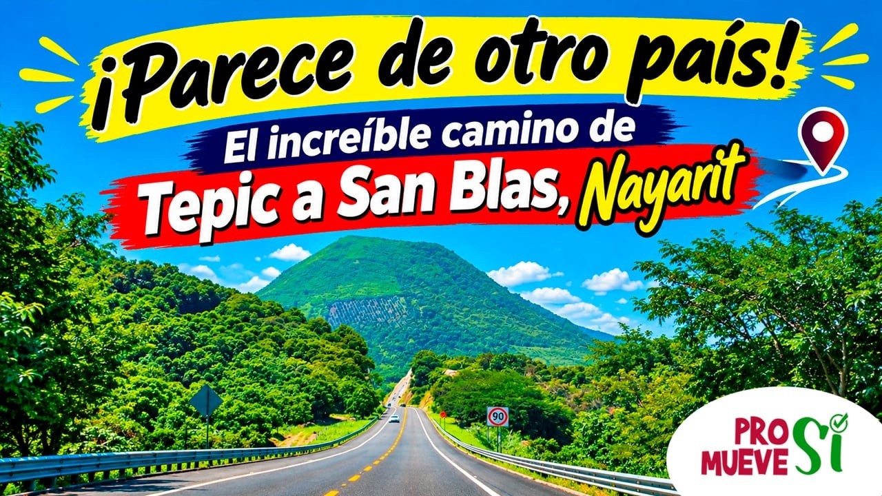 &iexcl;NO CREER&Aacute;S LO QUE VAS A VER! La espectacular carretera de Tepic a San Blas #playasdemexico