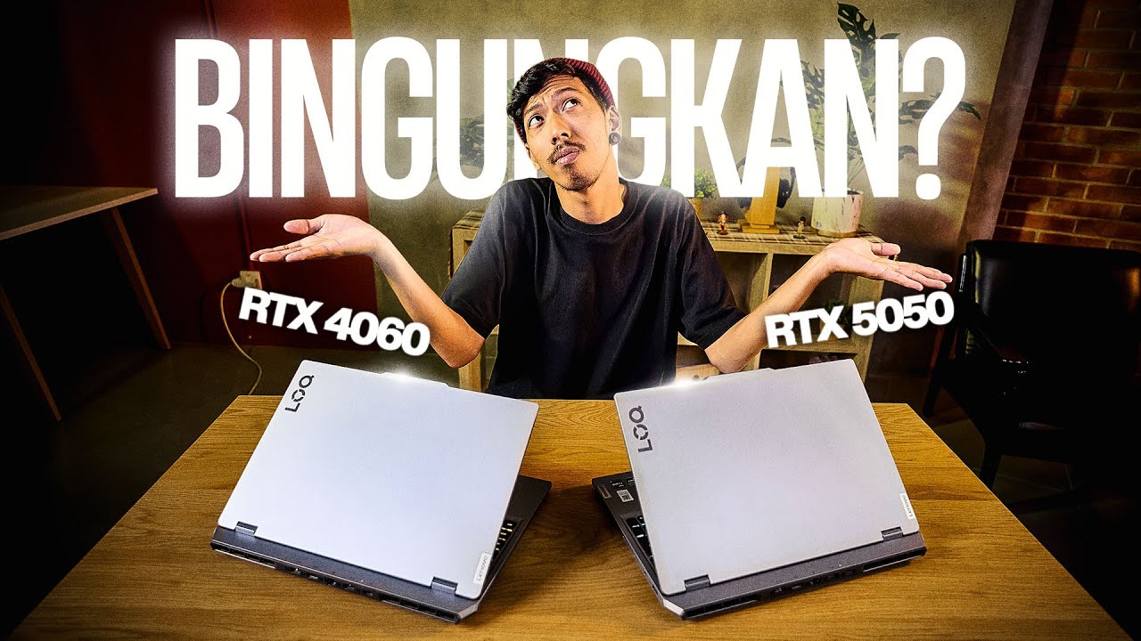 LAPTOP GAMING YANG BIKIN BINGUNG!!! PILIH RTX 4060 ATAU RTX 5050??? LENOVO LOQ 15IRX9 VS LOQ 15IRX10