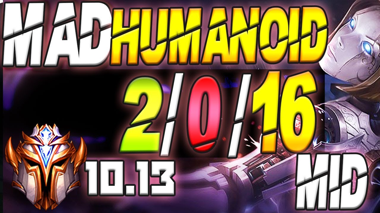 MAD Humanoid Plays Orianna vs Ryze Mid Lane - 10.13