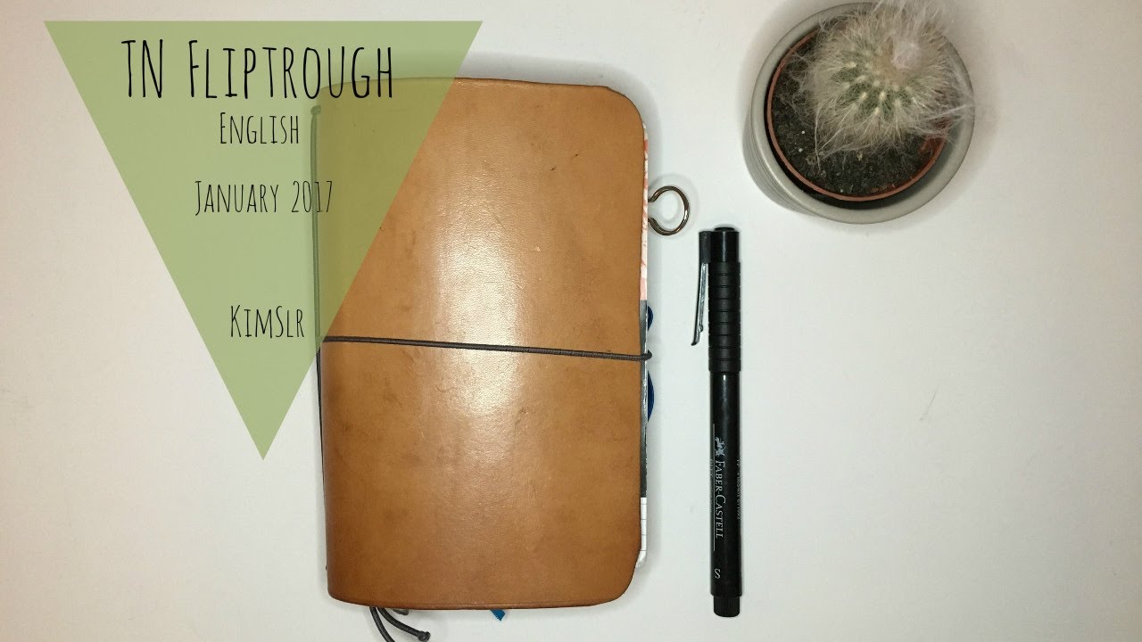 Travelers Notebook FlipTrough | Jan 2017 | English | KimSlr