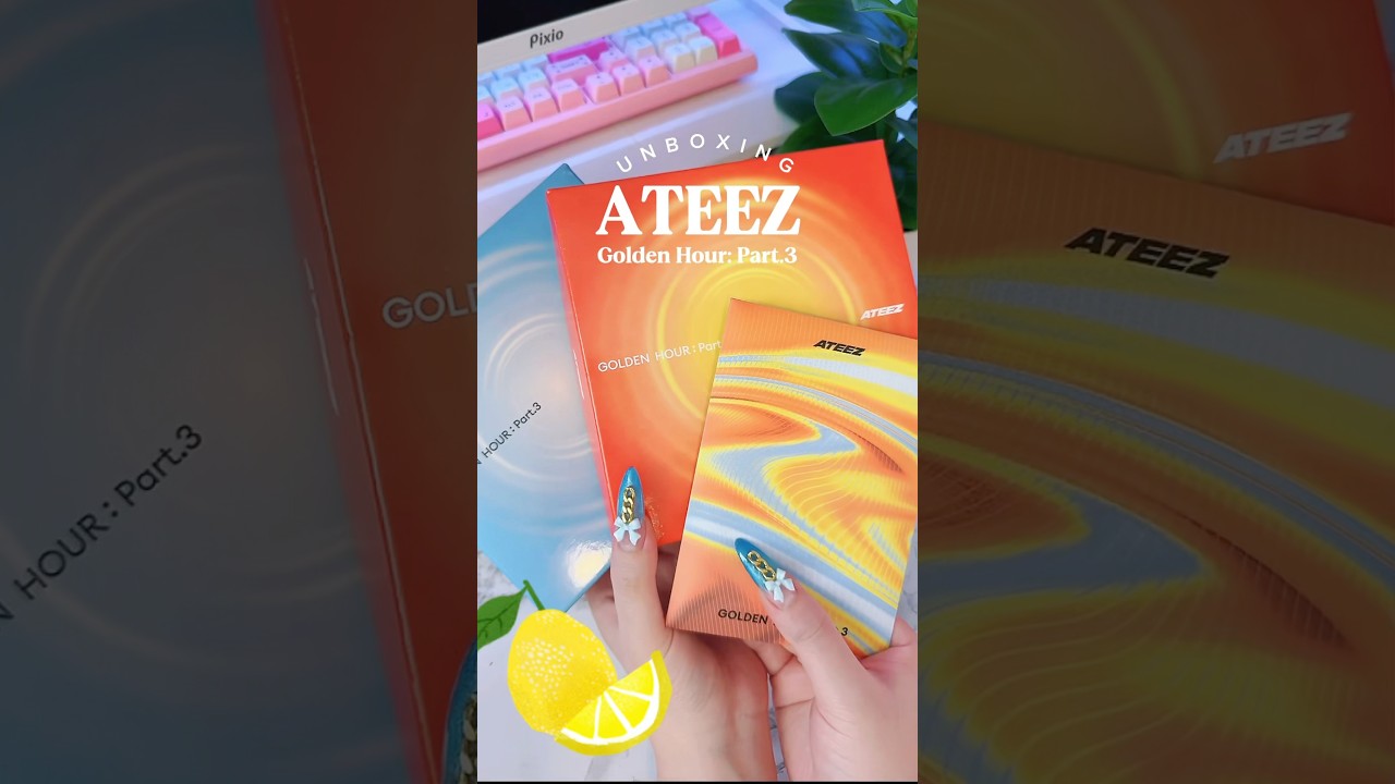 🍋 ATEEZ Golden Hour: Pt.3 - Target Exclusive Heat & Thirst Ver + POCA Album Unboxing | #에이티즈
