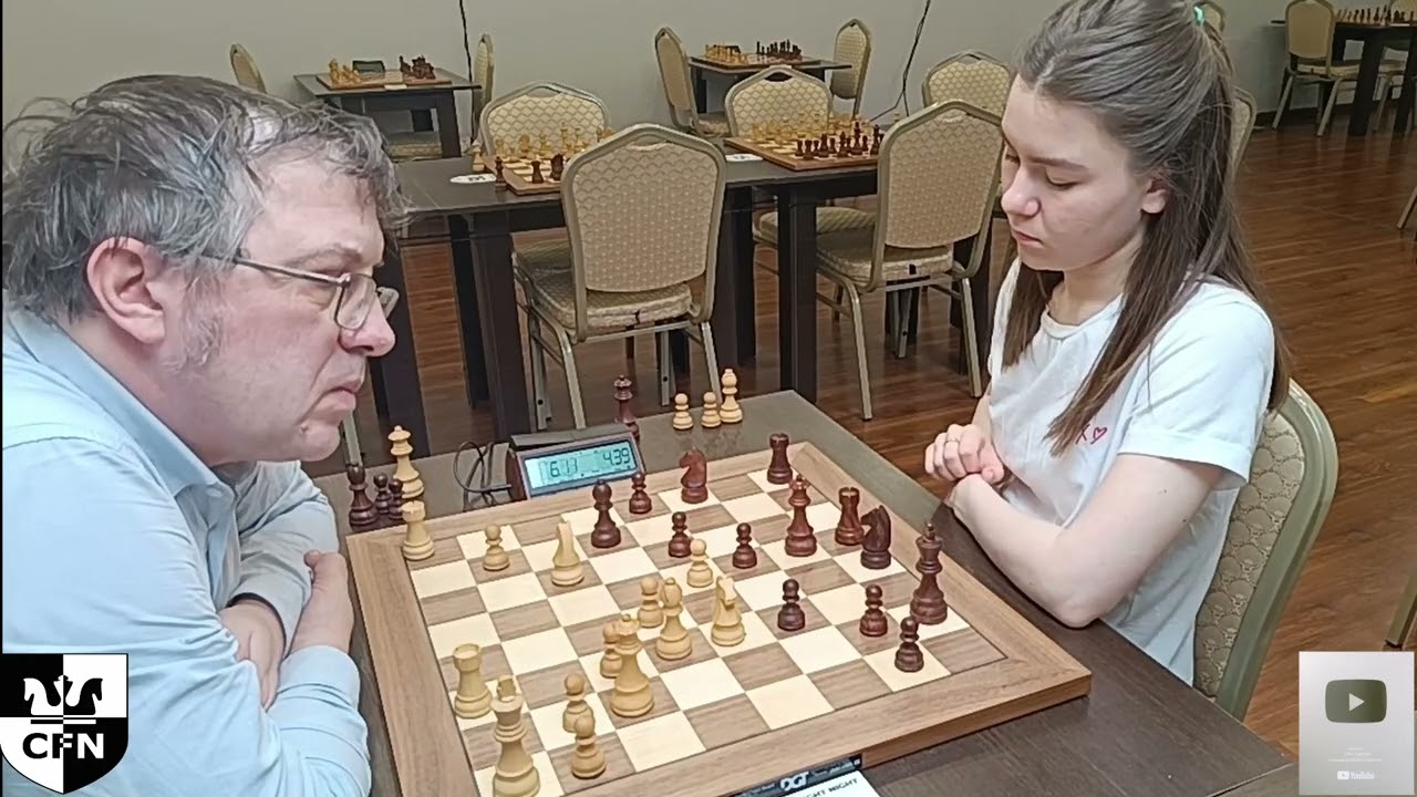 IM Coach (1945) vs WFM Fatality (1970). Chess Fight Night. CFN. Rapid