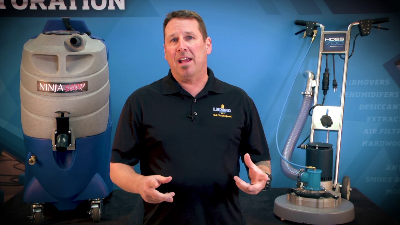 HOSS 700 Rotary Extraction Tool from Sapphire delivers cleaner drier carpets