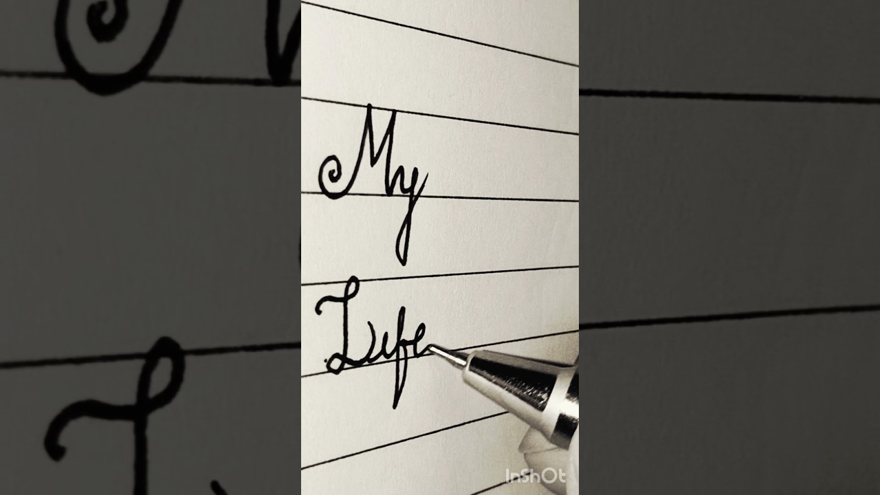 joy life with handwriting #handwriting #shorts #ytshorts