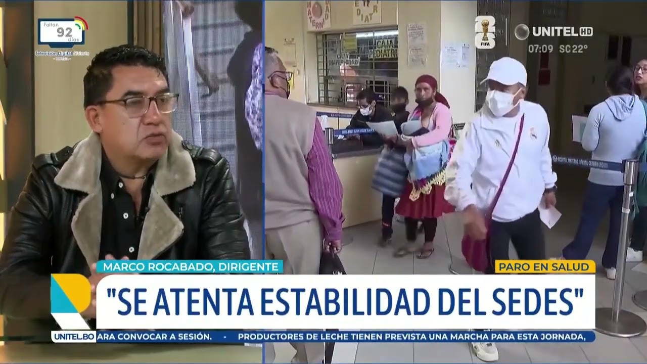 ​Paro del sector salud por incumplimiento de pago concluye este viernes en Santa Cruz y Cochabamba