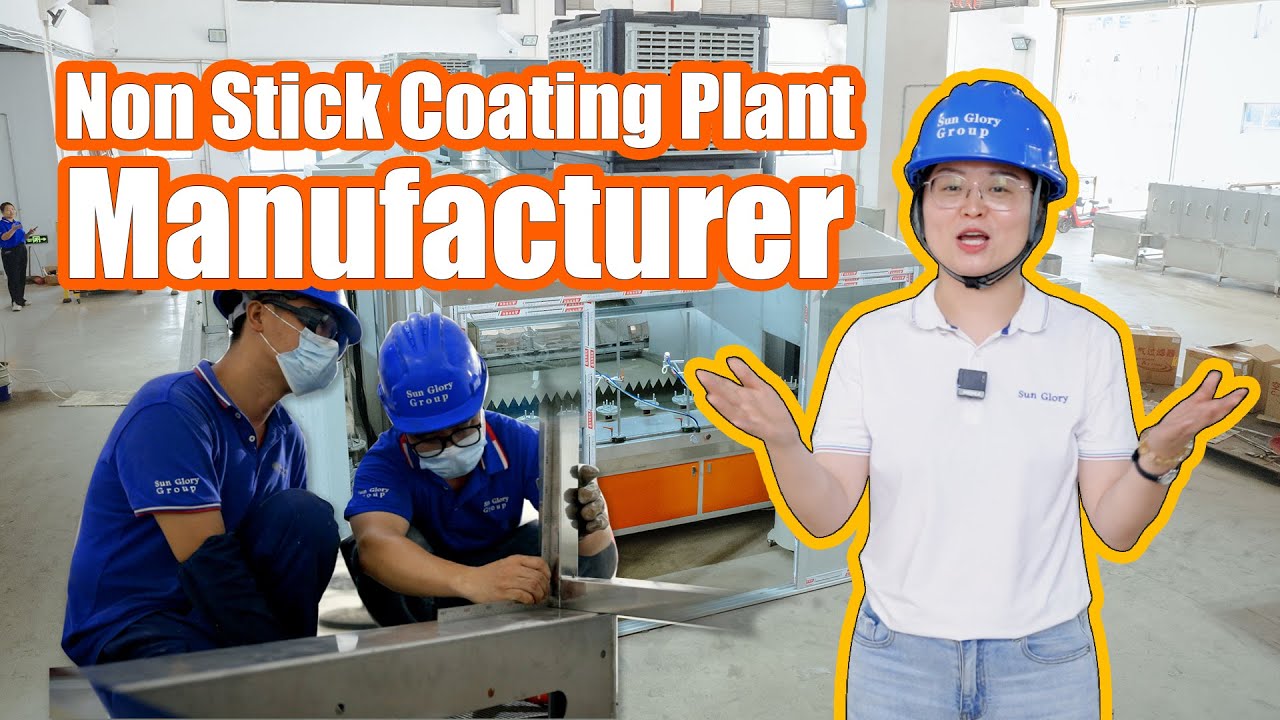 Non Stick Coating Plant Manufacturer | Powder Coating Plant Setup #factory #craft #production #pot