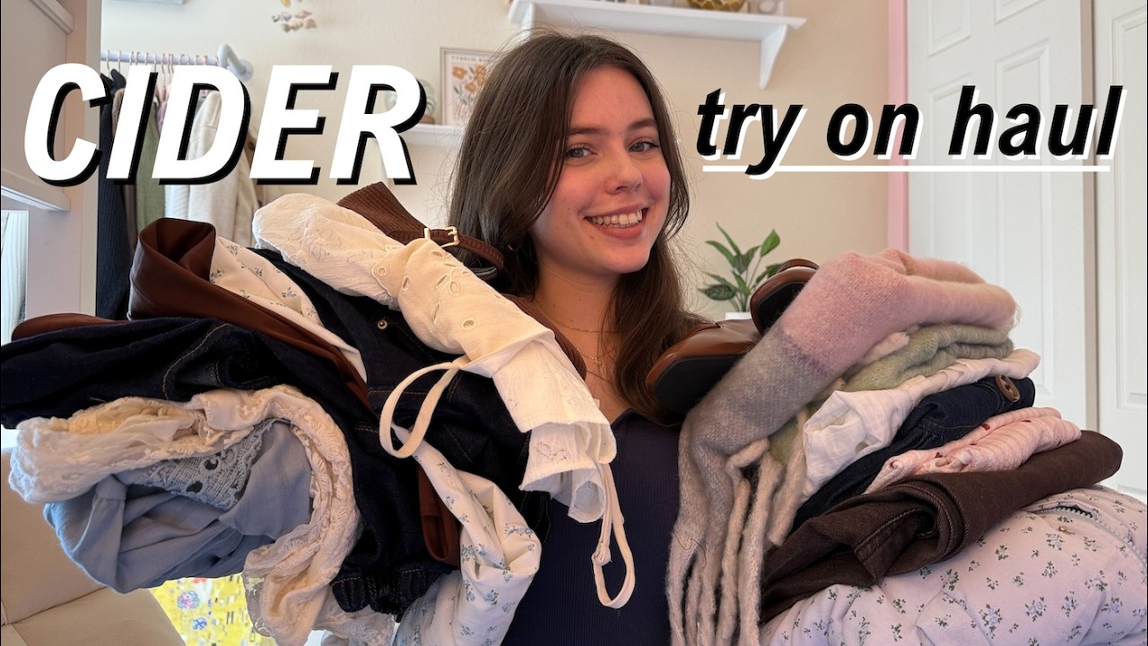 SPRING CIDER TRY ON HAUL 💐 💕