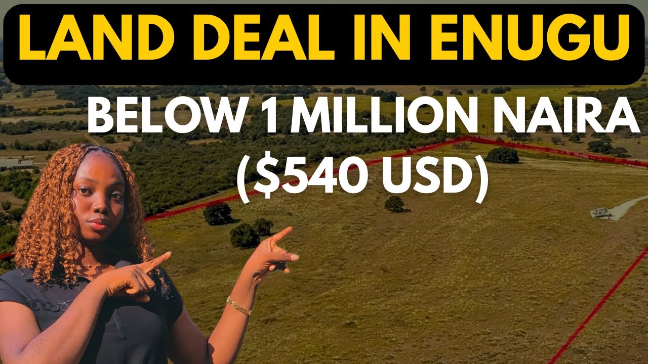 Own Land in Enugu for Just ₦825,000 | Affordable Land Banking Deal in Enugu!!!.