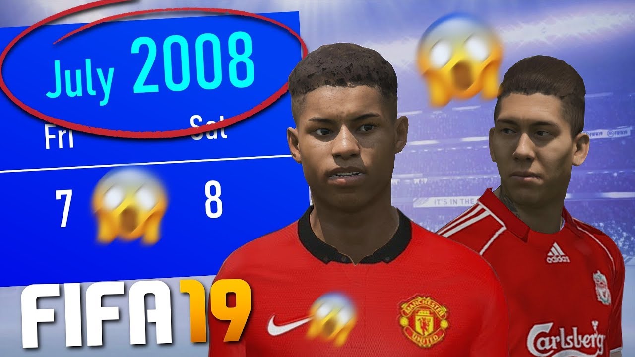 I WENT 10 YEARS INTO THE PAST ON FIFA 19 CAREER MODE!