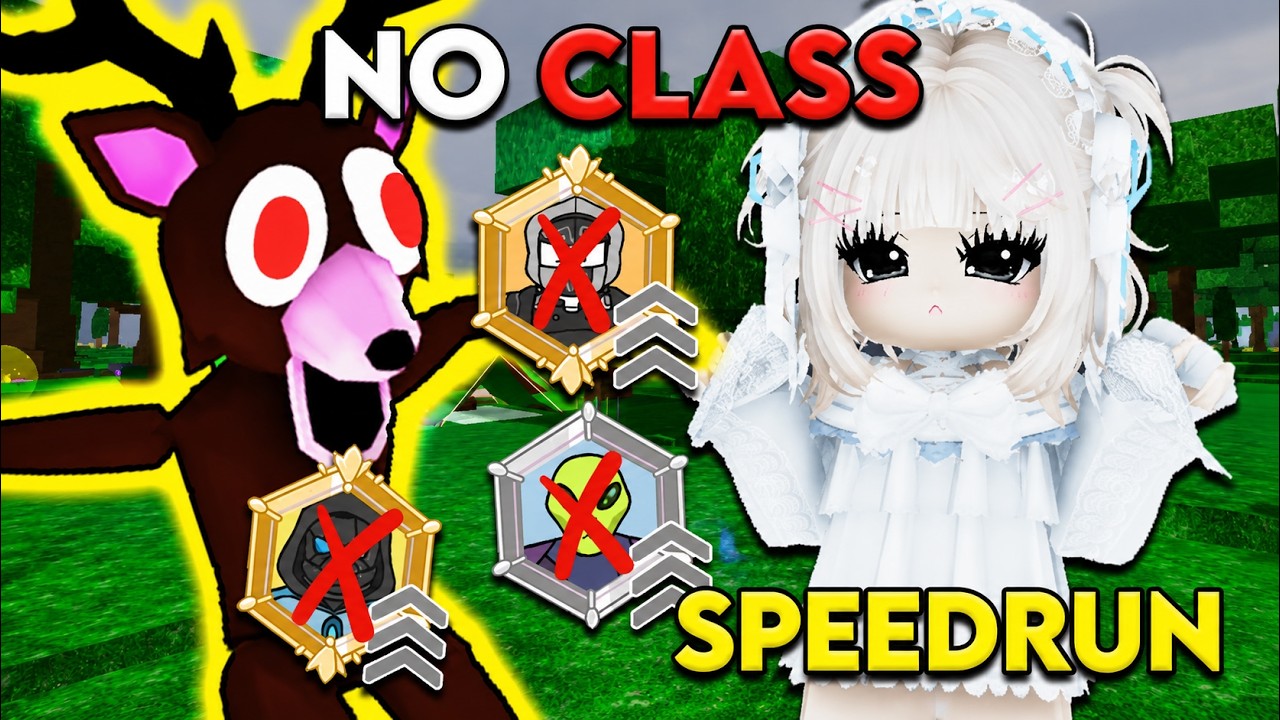 I Speedran 99 nights in the forest with NO CLASS!
