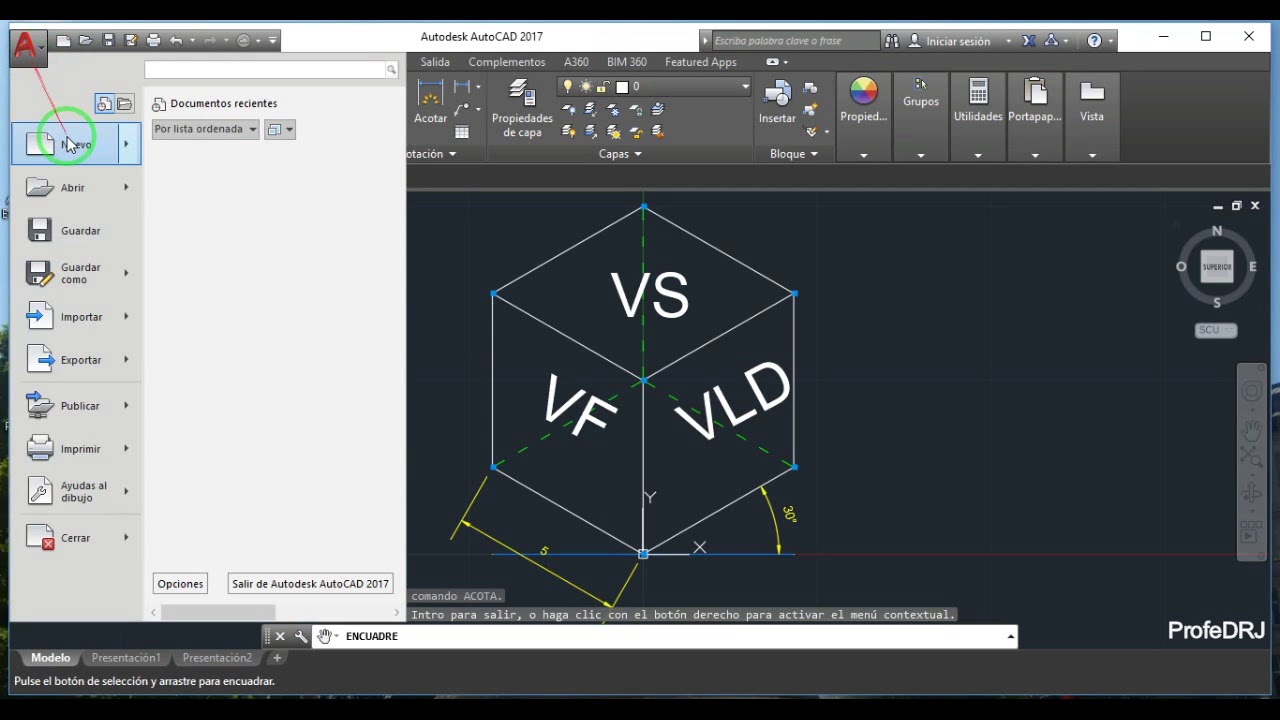 AutoCAD Lección 3 (Introducción a Isometría)