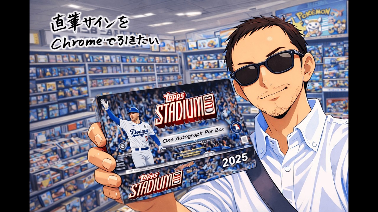 【MLB】　2025 TOPPS STADIUM CLUB BASEBALL CARD HOBBY BOX 初開封