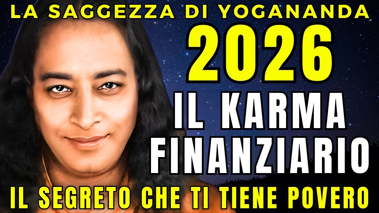 YOGANANDA: IL SEGRETO SVELATO DEL KARMA FINANZIARIO CHE TI TIENE POVERO