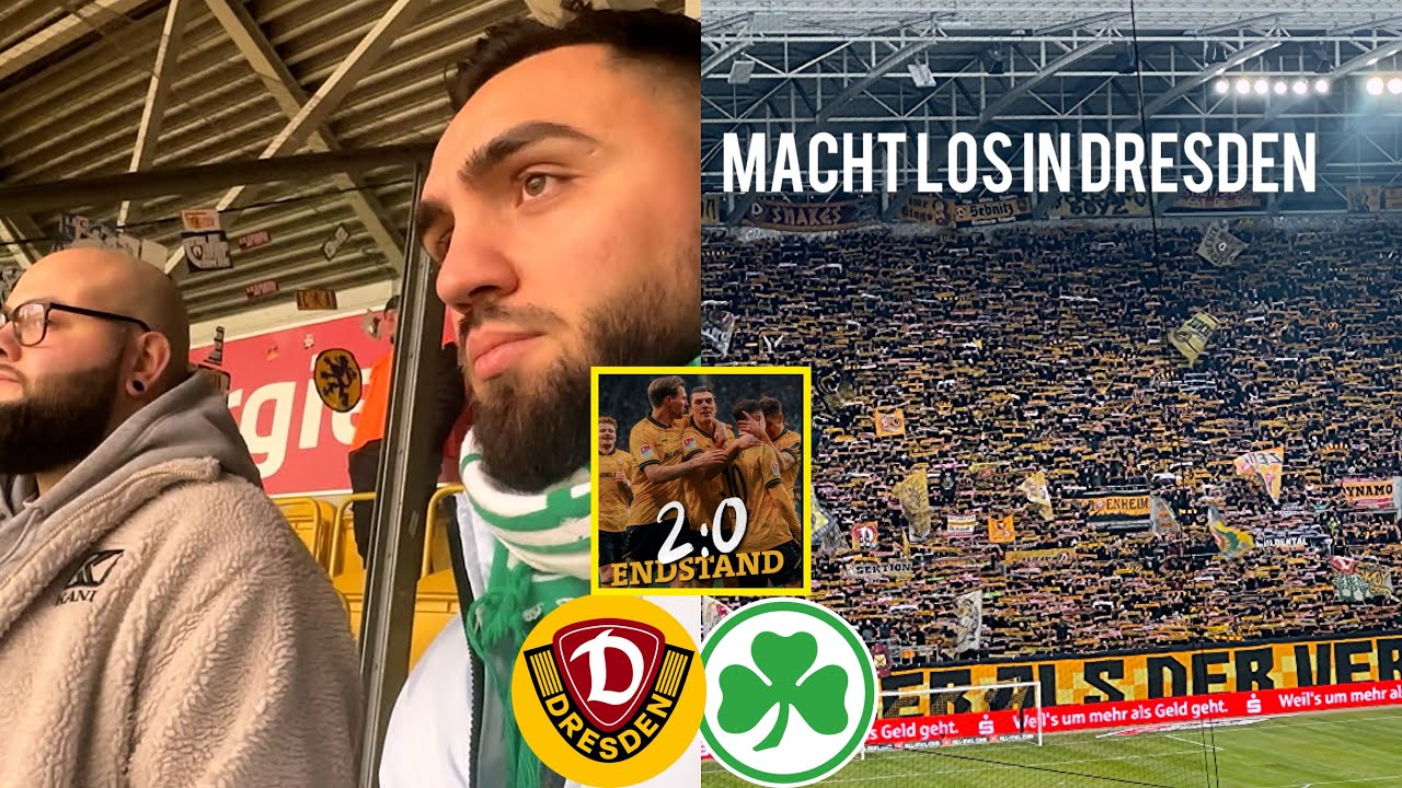 Neues Jahr ! Gleiche Probleme Dynamo Dresden Vs SpVgg Fürth StadionVlog 