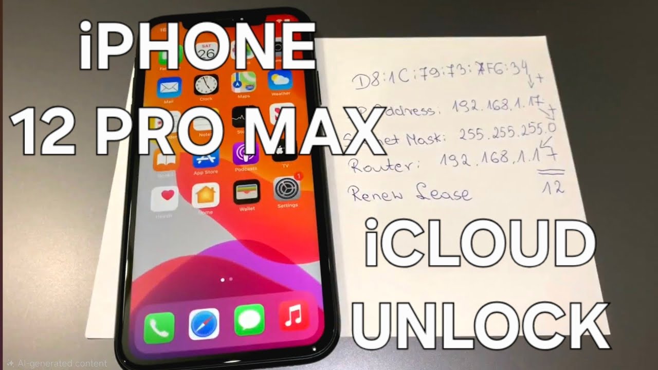 iPhone 12 Pro Max iCloud Unlock Without Computer New 2026 Permanent Activation Bypass