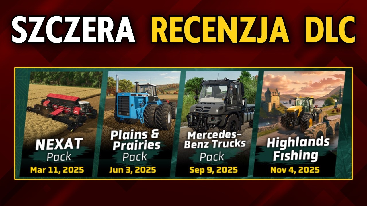 SZCZERA RECENZJA DLC DO GRY  FARMING SIMULATOR 25