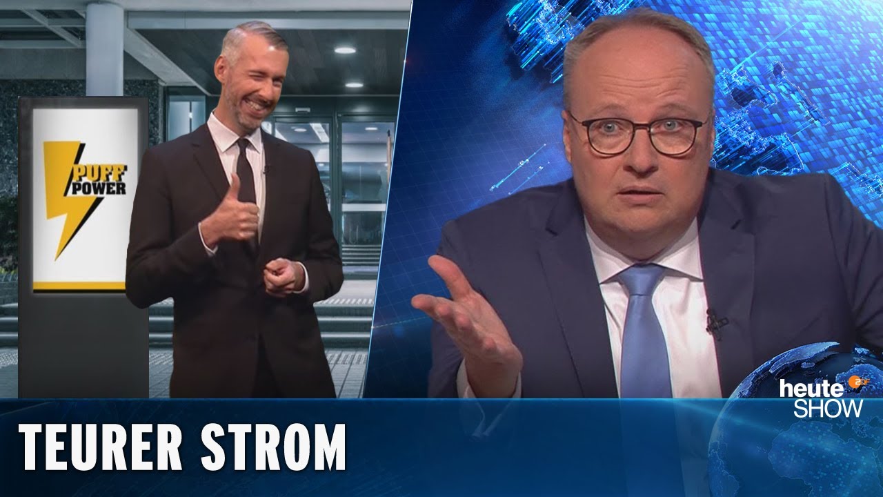 Die Strompreise an den Börsen fallen – warum kommt das nicht bei uns an? | heute-show vom 18.09.2020