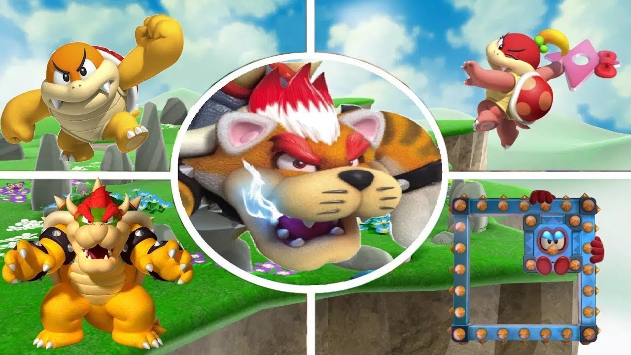 Super Mario 3D World - All Castle Bosses