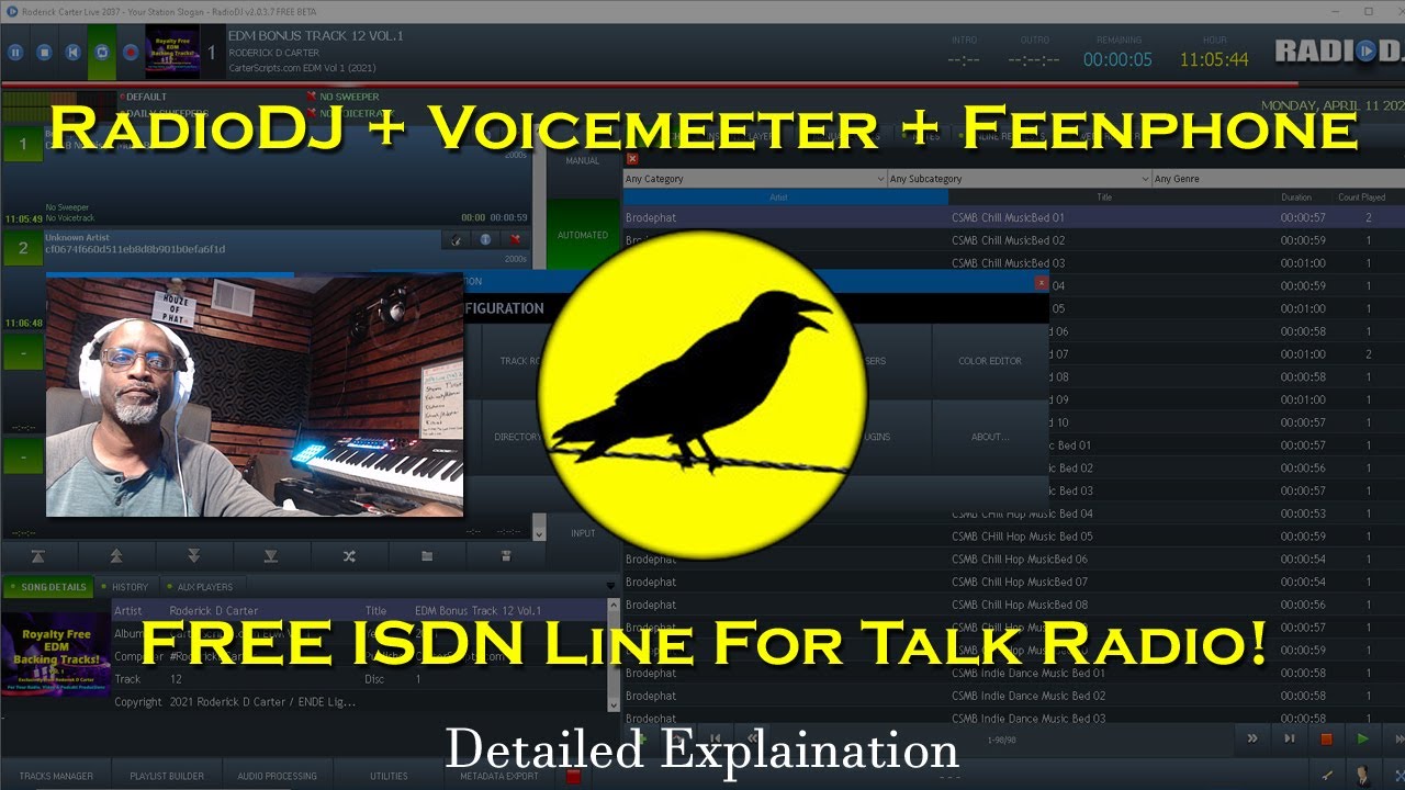 RadioDJ +Feenphone + Voicemeeter