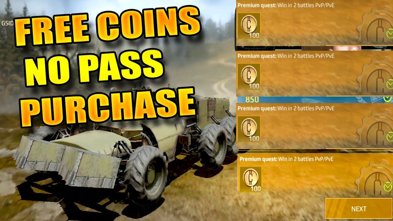 Crossout Mobile - How to get coins for 🆓