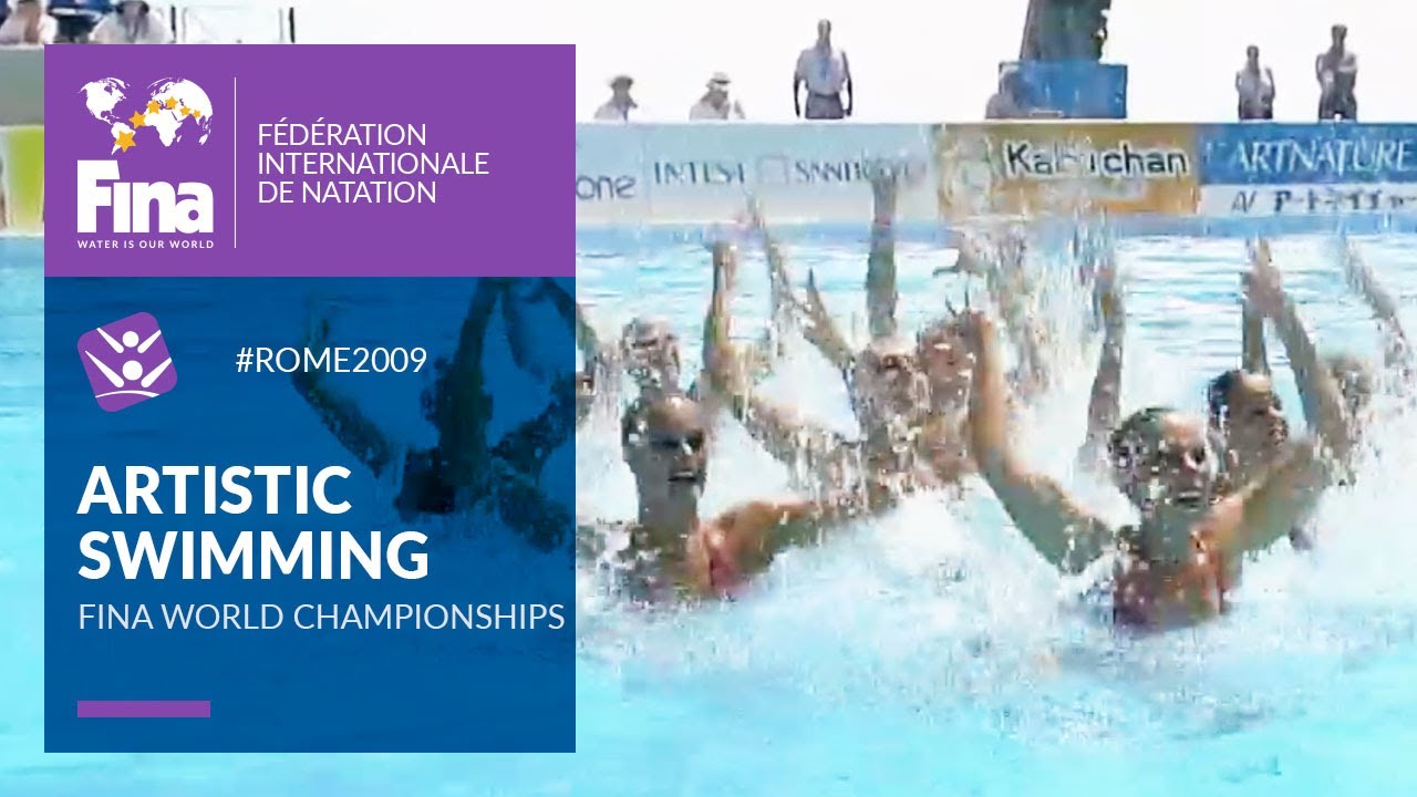 Historic First Gold for Team Spain in Artistic Swimming | Rome 2009 FINA
