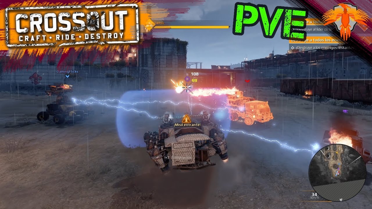 Crossout PvE Multiplayer Gameplay 2022 - PvE Battles 169 - No Commentary
