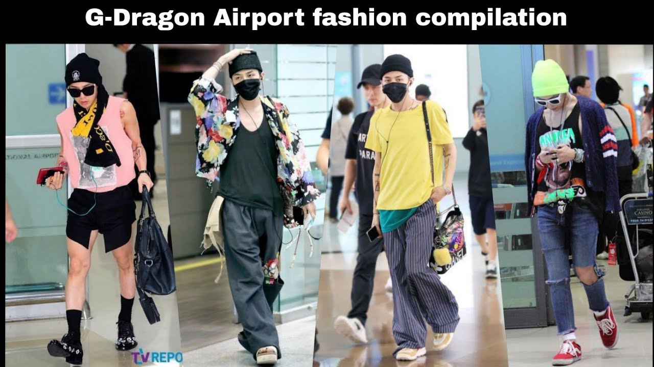 G-Dragon Airport Fashion Compilation
