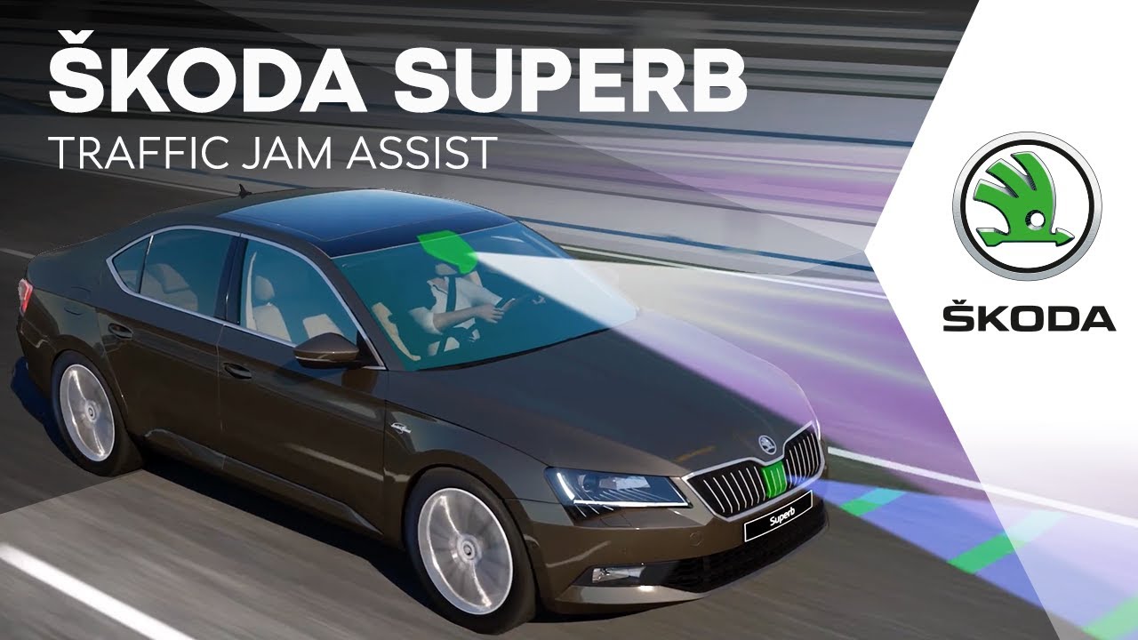 &Scaron;KODA SUPERB: TRAFFIC JAM ASSIST