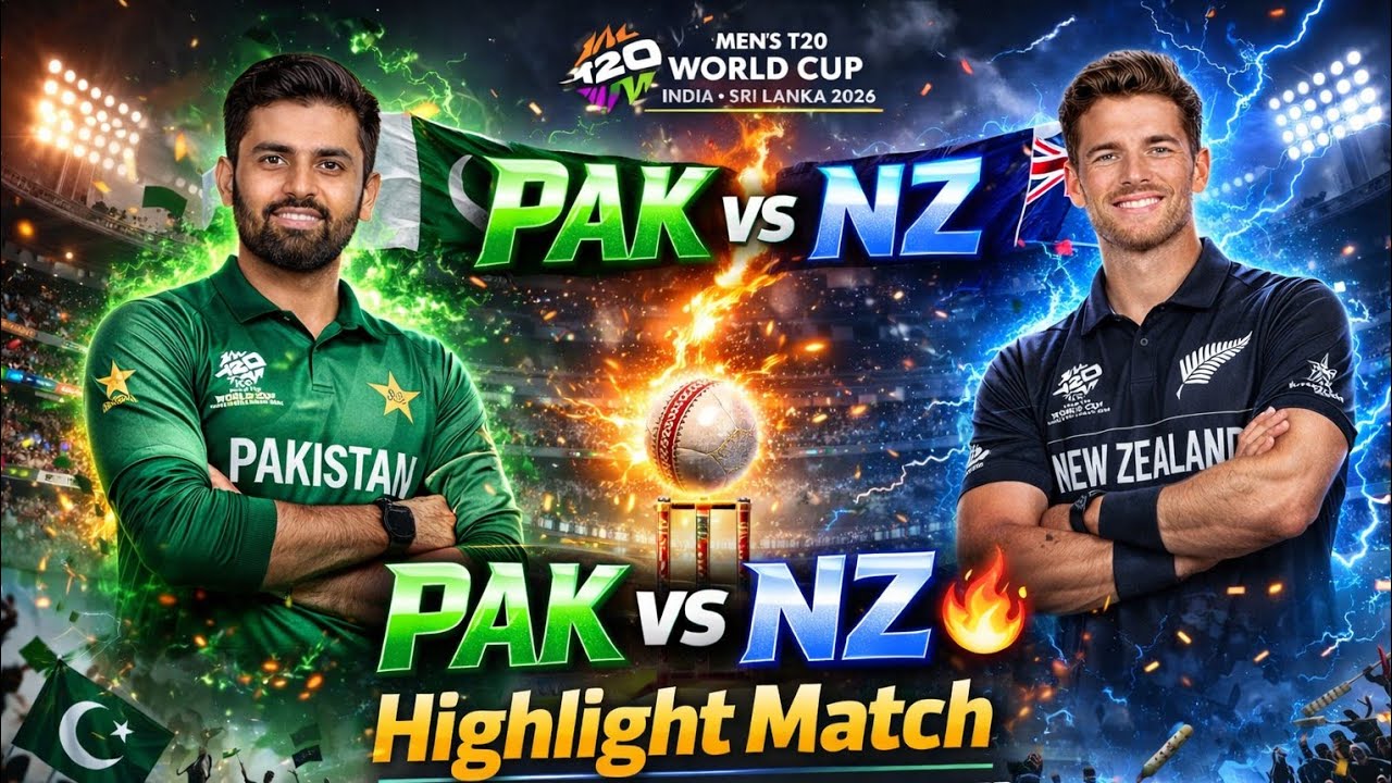 PAK vs NZ Full Match Highlights 😱 | High Voltage T20 World Cup Match