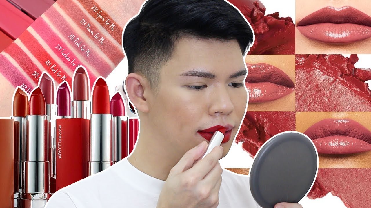 LIPSTICKS NA BAGAY SA MGA PINAY?! MAYBELLINE MADE FOR ALL LIPSTICK REVIEW (MAGANDA BA TALAGA?)