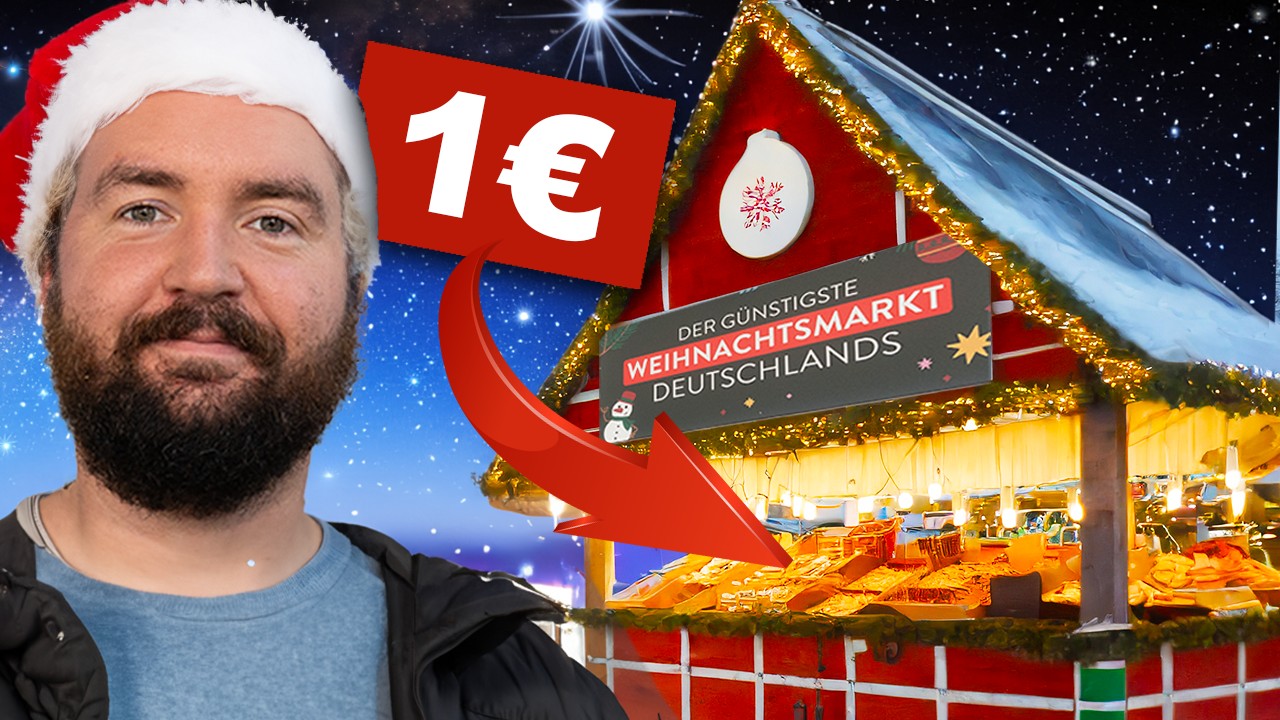 ALLES ESSEN auf dem GÜNSTIGSTEN WEIHNACHTSMARKT DEUTSCHLANDS von ALDI