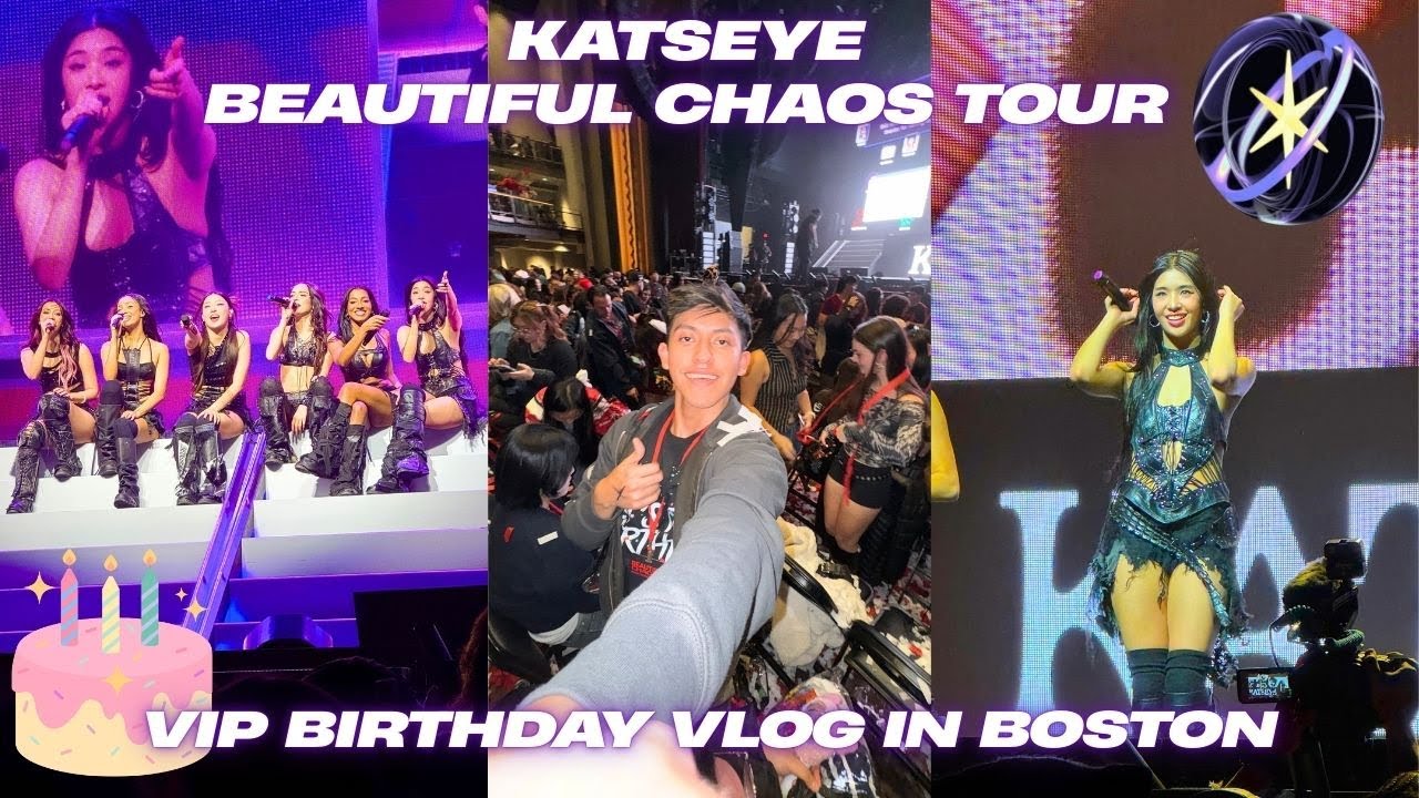 KATSEYE VIP Beautiful Chaos Tour in Boston | THEY SANG HAPPY BIRTHDAY TO ME + Concert Vlog