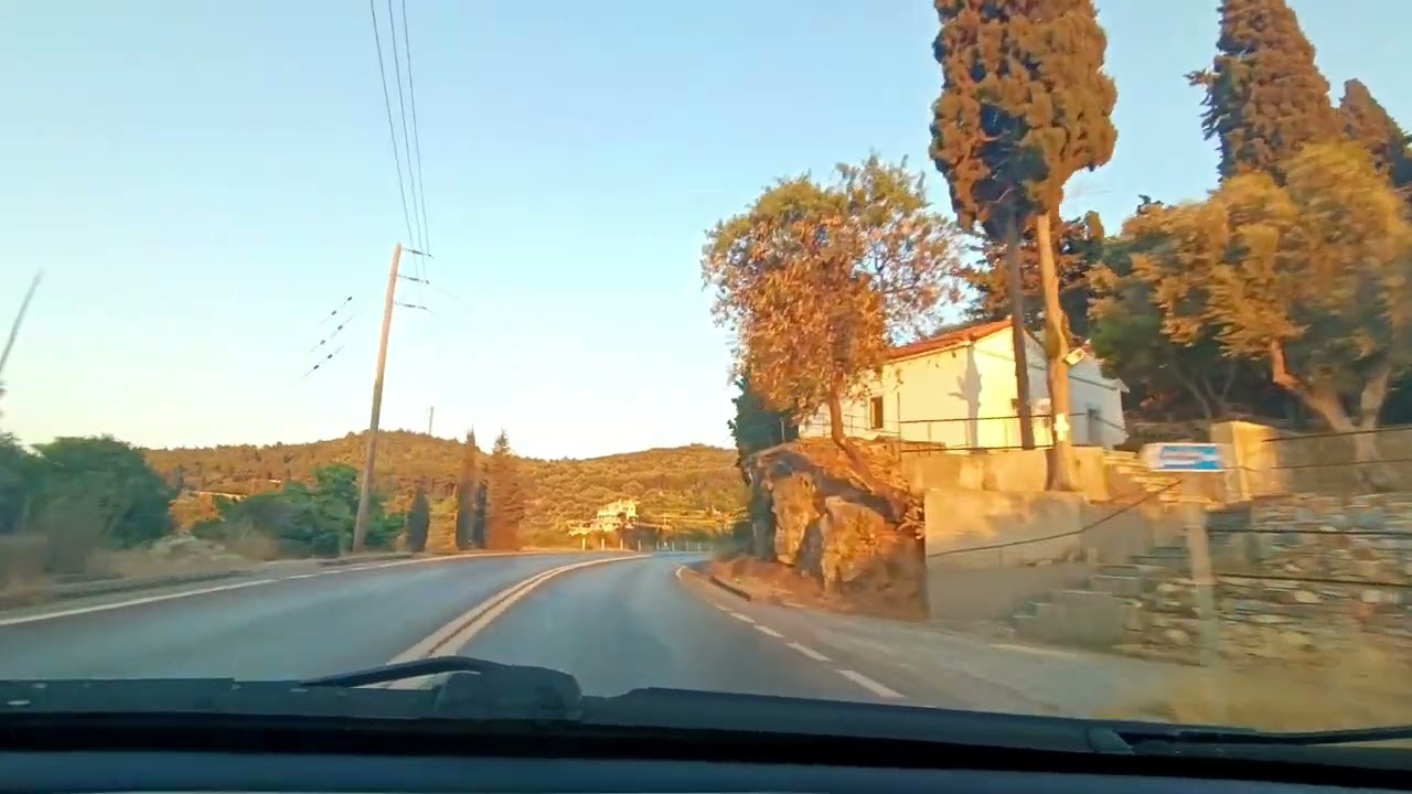 Σάμος.Διαδρομή Καρλόβασι -Βαθύ