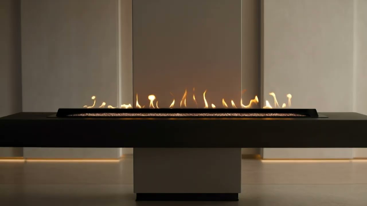 Modern Fireplace Screensaver | 4K Ultra Realistic Crackling Fire for Relaxing & Sleeping