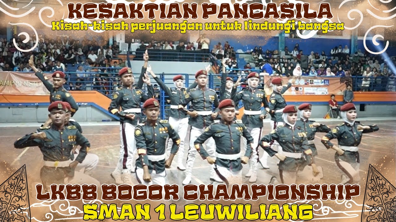 KESAKTIAN PANCASILA ... !!! PASKIBRA SMAN 1 LEUWILIANG - BOGOR CHAMPIONSHIP