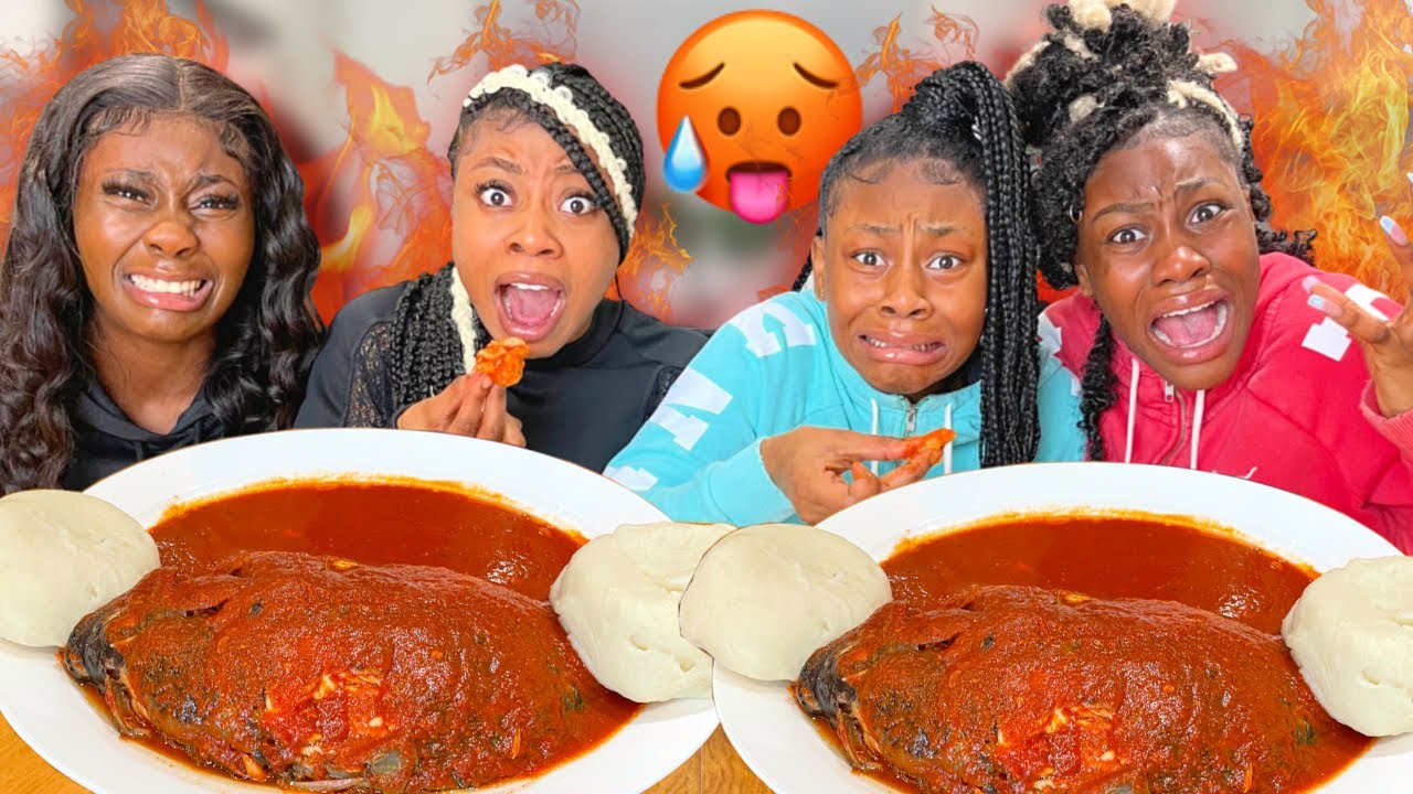 SPICY FISH PEPPER SOUP WITH FUFU| FUFU COMPETITION